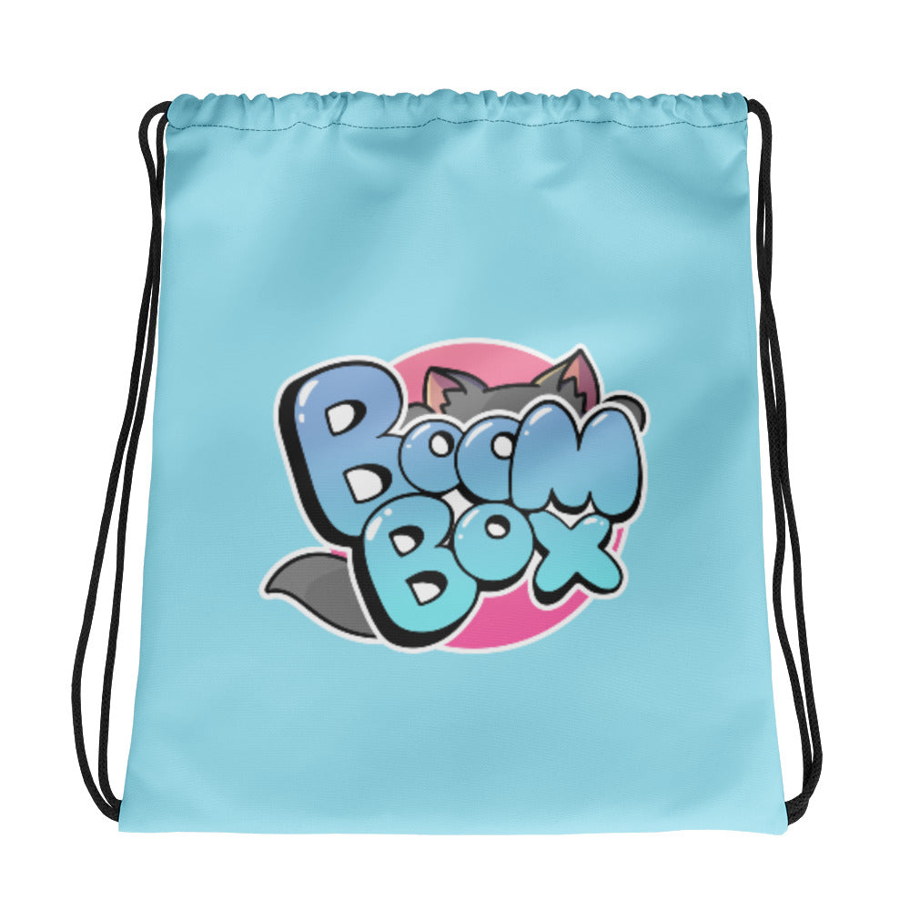 Drawstring Bag BoomBox Blue